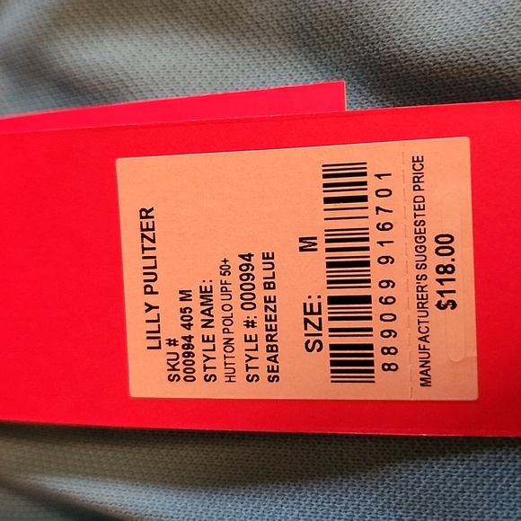 NWT Lilly Pulitzer LUXLETIC Hutton Polo. Size Medium. - Picture 6 of 8
